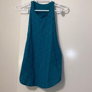 Lululemon teal workout tank